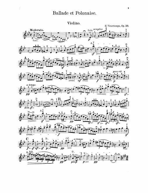 Violin solo