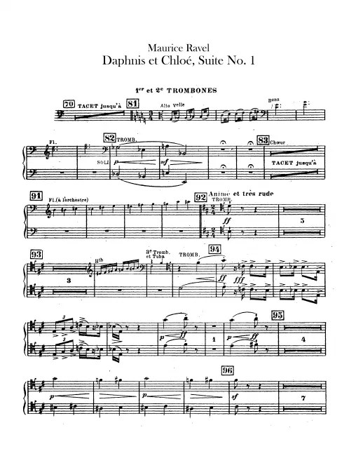 Trombone 1/2, 3, Tuba
