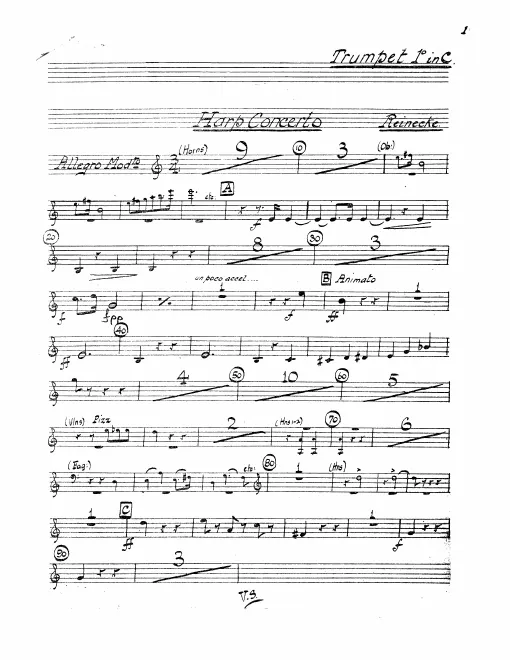 Trumpet 1, 2 (C)