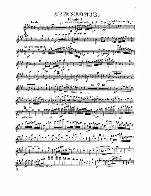 Flute 1, 2