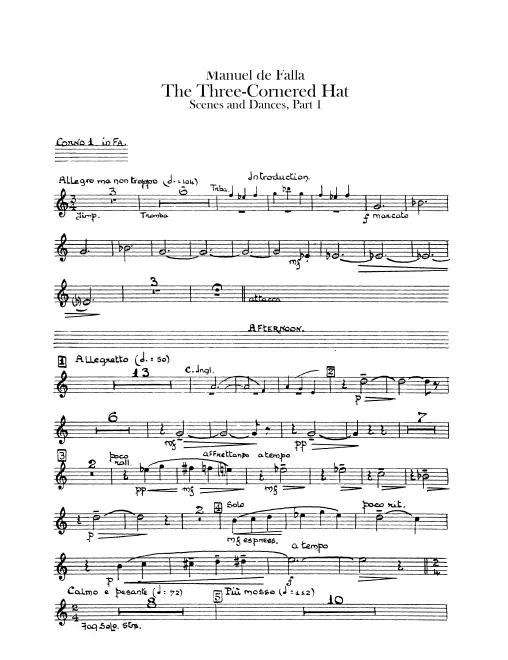 Horn 1, 2 (F)