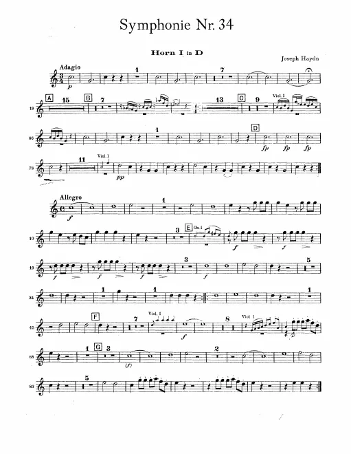 Horn 1, 2 (D)