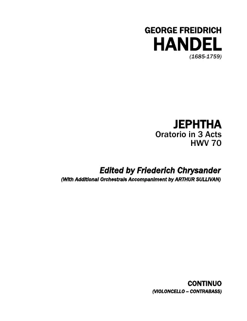 Conitnuo (Cellos/Basses)