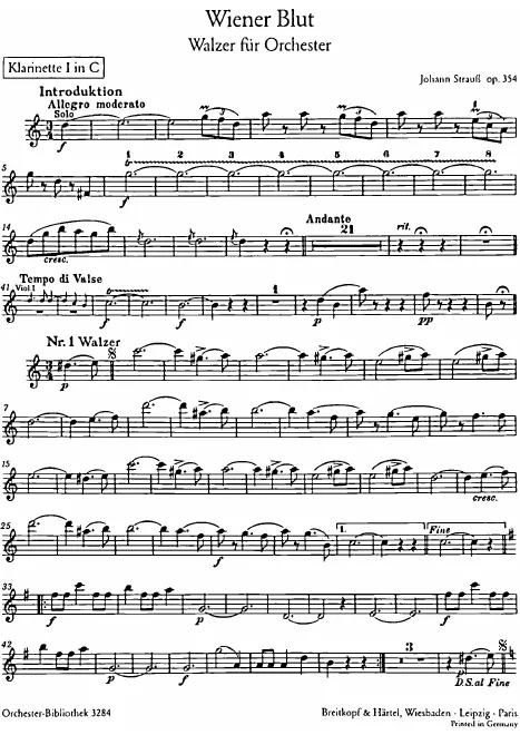 Clarinet 1, 2 (C)