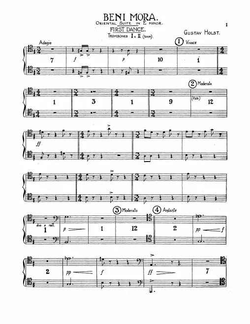 Trombone 1/2, 3, Tuba