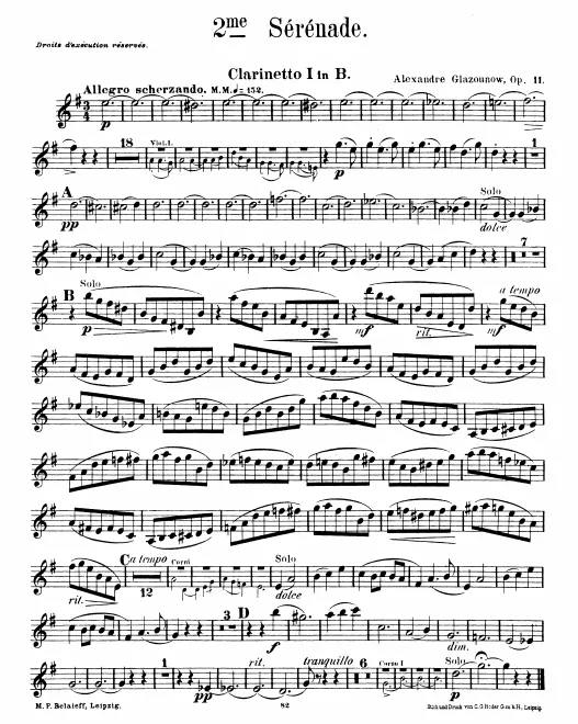 Clarinet 1, 2 (B)