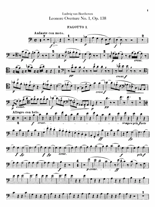 Bassoon 1, 2