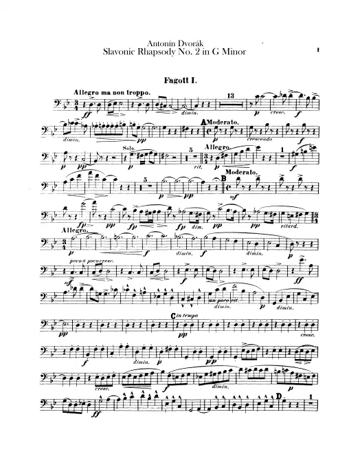 Bassoon 1, 2