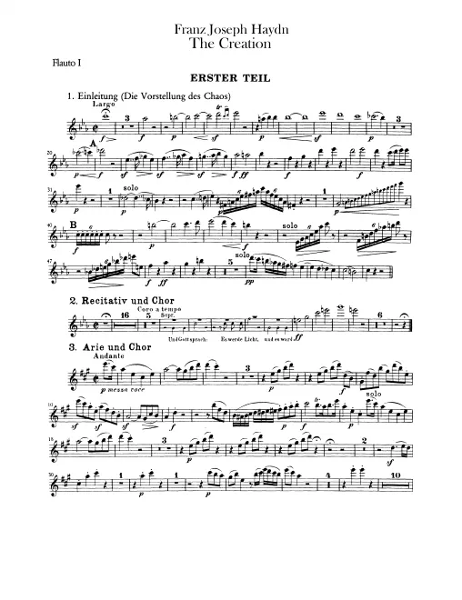 Flute 1, 2, 3