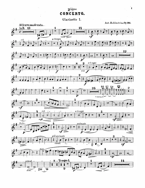 Clarinet 1, 2 (A/B)