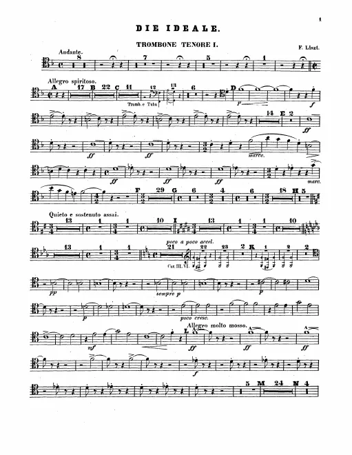 Trombone 1, 2, 3, Tuba