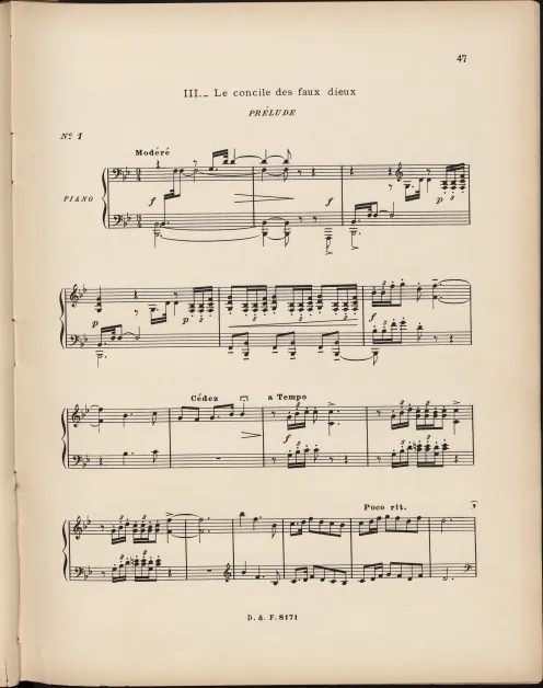 III. Le concile des faux dieux IV. Le laurier blessé V. Le paradis (full LOEB resolution)