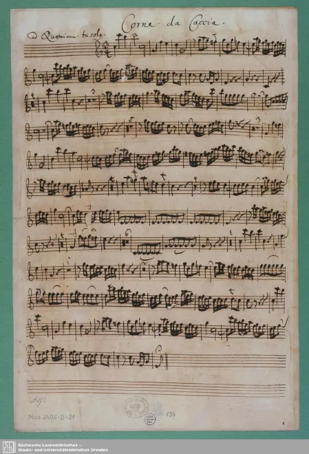 Horn, Trumpet 1, 2, 3, Timpani