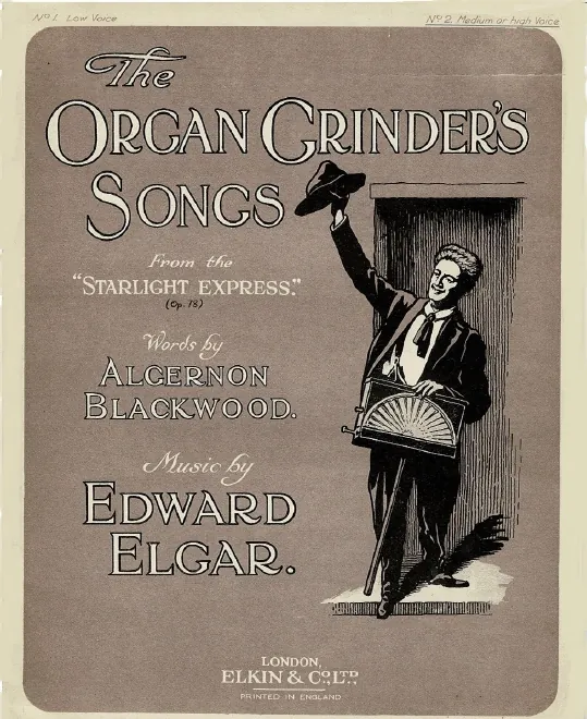 Complete Score (The Organ Grinder's Songs, for medium or high voice)