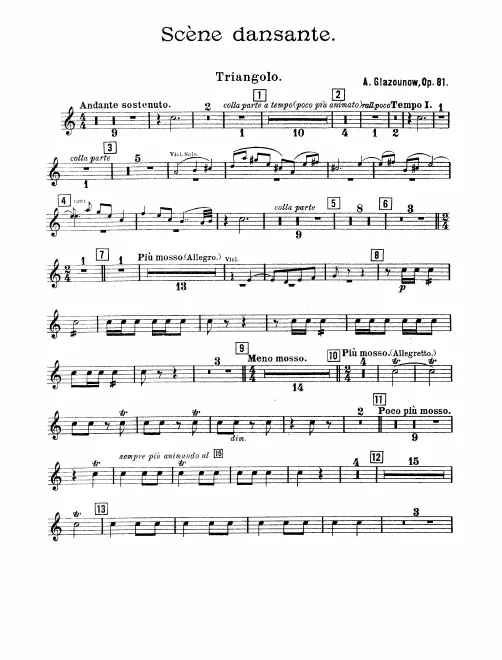 Triangle, Tambourine, Cymbals, Bass Drum