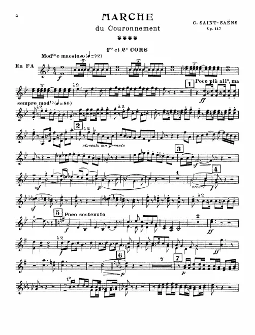 Horn 1/2, 3/4 (F)