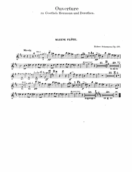 Piccolo, Flute 1, 2