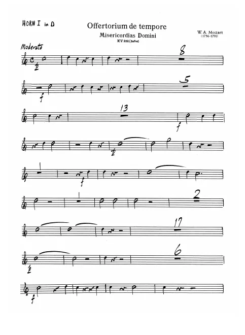 Horn 1 (D) (later addition)
