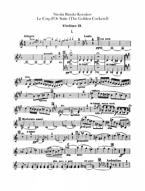 Violins II