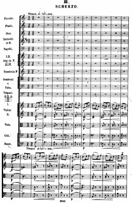 III. Scherzo
