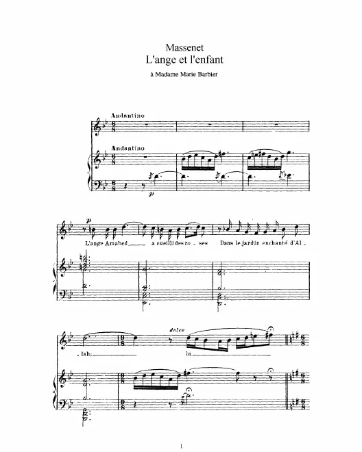 Complete Score (G minor: high voice and piano)