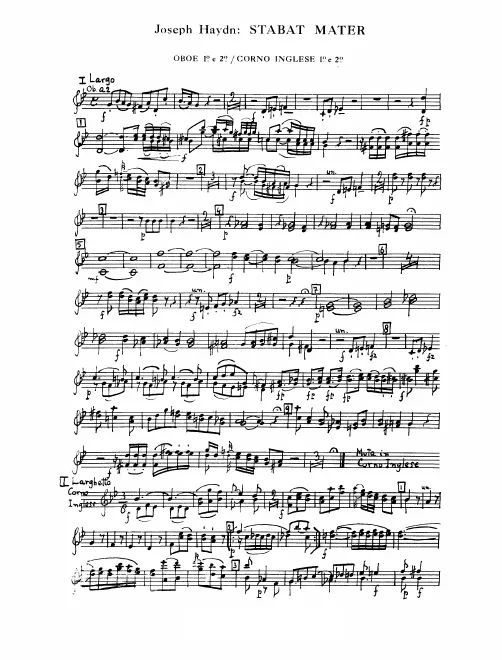 Oboe 1/2/English Horn 1/2