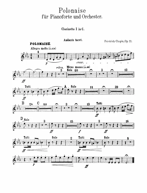 Clarinet 1, 2
