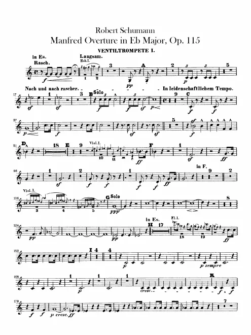 Trumpet 1, 2/3 (E)