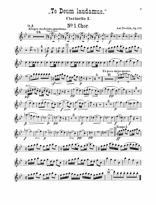 Clarinet 1, 2 (A, B)