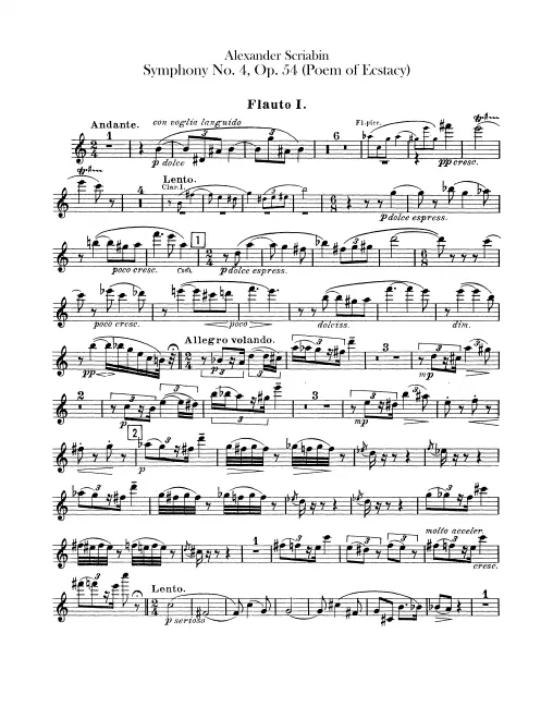 Flute 1, 2, 3