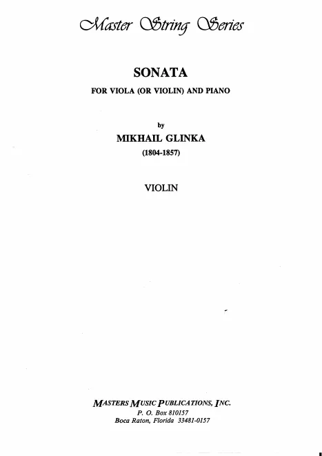 Violin Part (alternate)