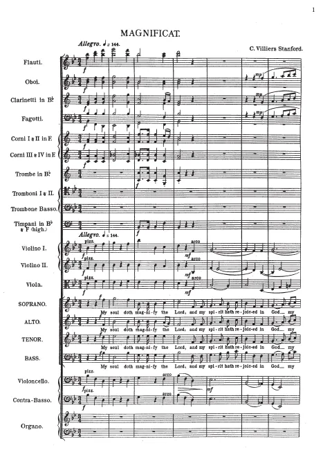 Magnificat and Nunc dimittis