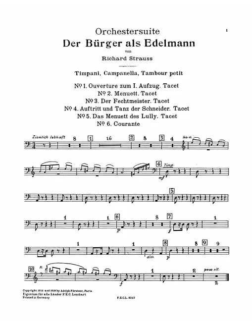 Timpani/Percussion 1 (Bells/Side Drum)