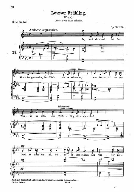 Complete Score (low voice, )