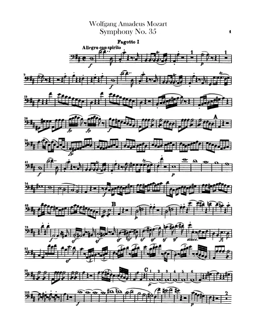Bassoon 1, 2