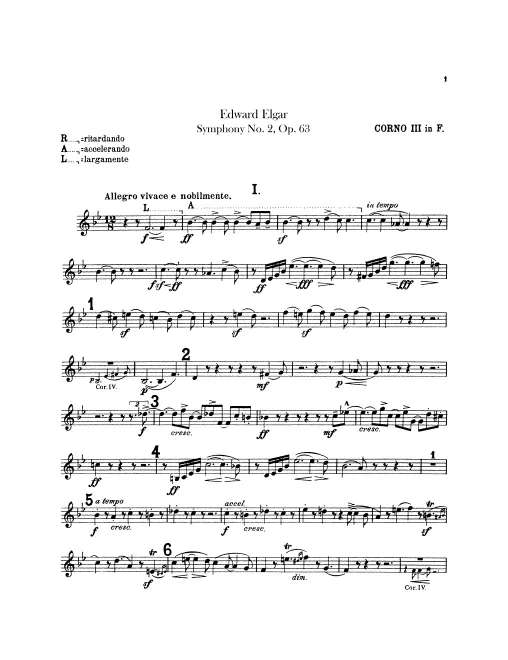 Horn 3, 4 (F)