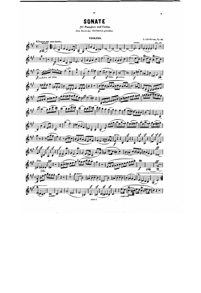 Violin Part (alternate)