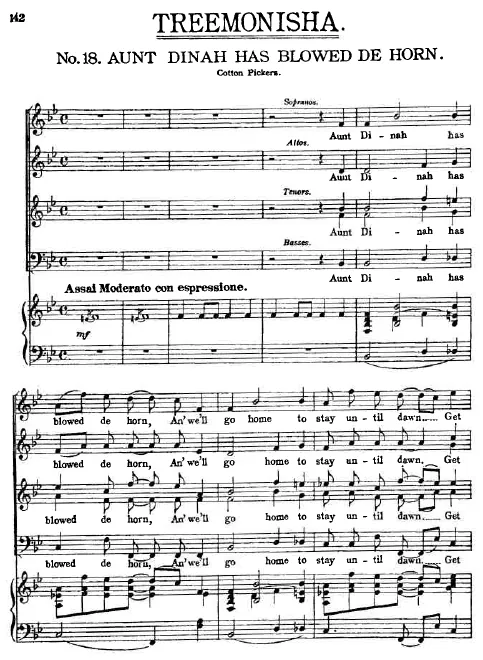 18. Aunt Dinah has Blowed de Horn (Finale to Act II)