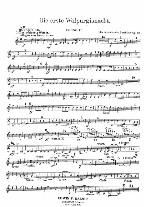 Horn 2 (C/F/E/D)