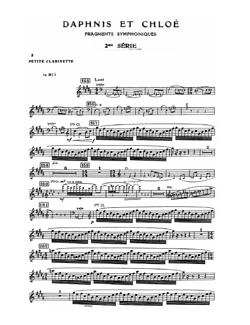Piccolo Clarinet (E, Onstage)