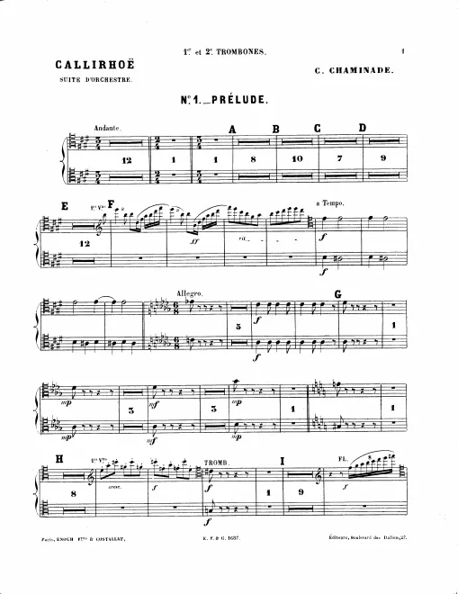 Trombone 1/2, 3, Tuba