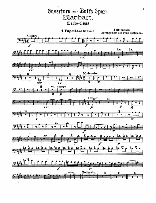 Bassoon 1, 2