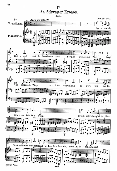 Complete Score (Original / High voice, )