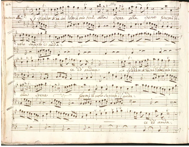Act III, Sc.6. Aria of Zelim: Lo splendor ch'ha sul volto il mio bene