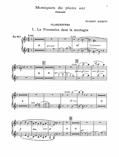 Clarinet 1/2 (A/B♭)