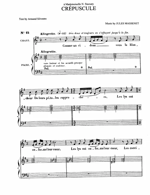 Complete Score (G major, medium voice)