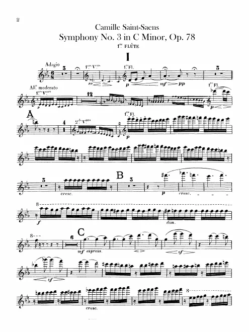 Flute 1, 2, 3/Piccolo