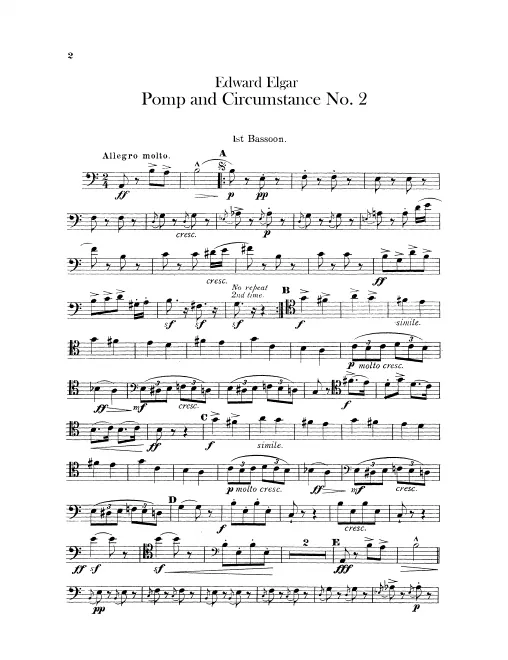 Bassoon 1, 2, Contrabassoon