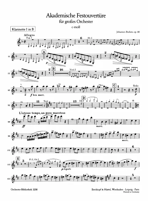 Clarinet 1 (B)