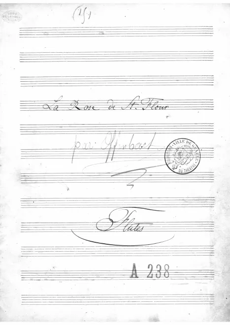 Flute 1/2 (2nd doubles Piccolo)